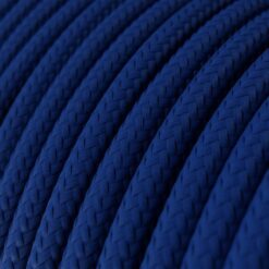 Textilkabel i viskos - RM12 Blå