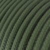 Textilkabel i bomull - RC63 Grön/Grå