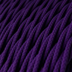 Tvinnad textilkabel TM14 - Purple